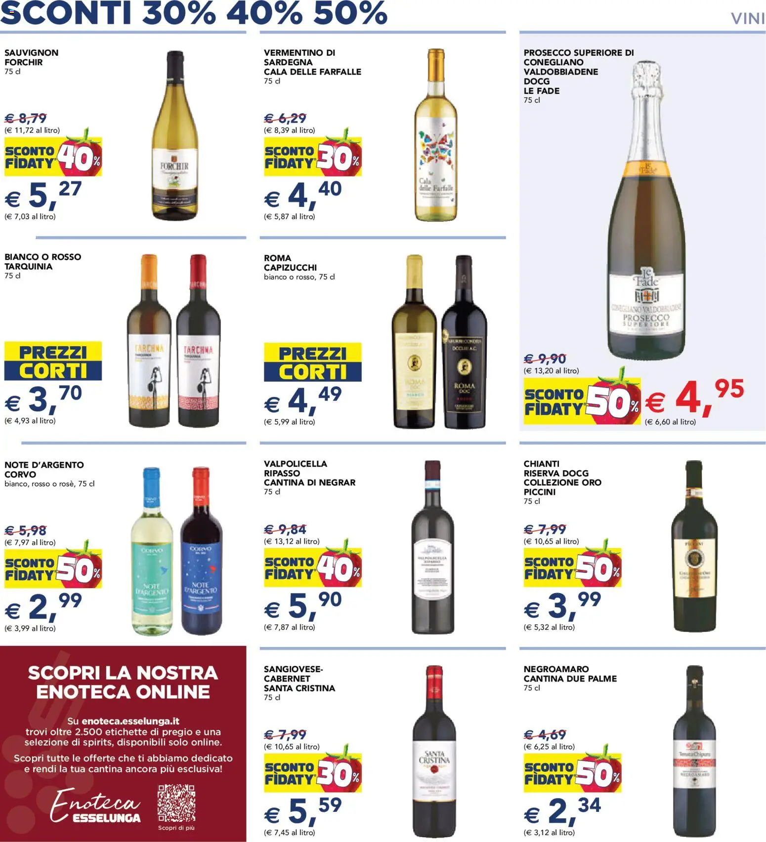 Volantino Esselunga S del 17.11.2025 | Pagina: 7 | Prodotti: Prosecco, Enoteca