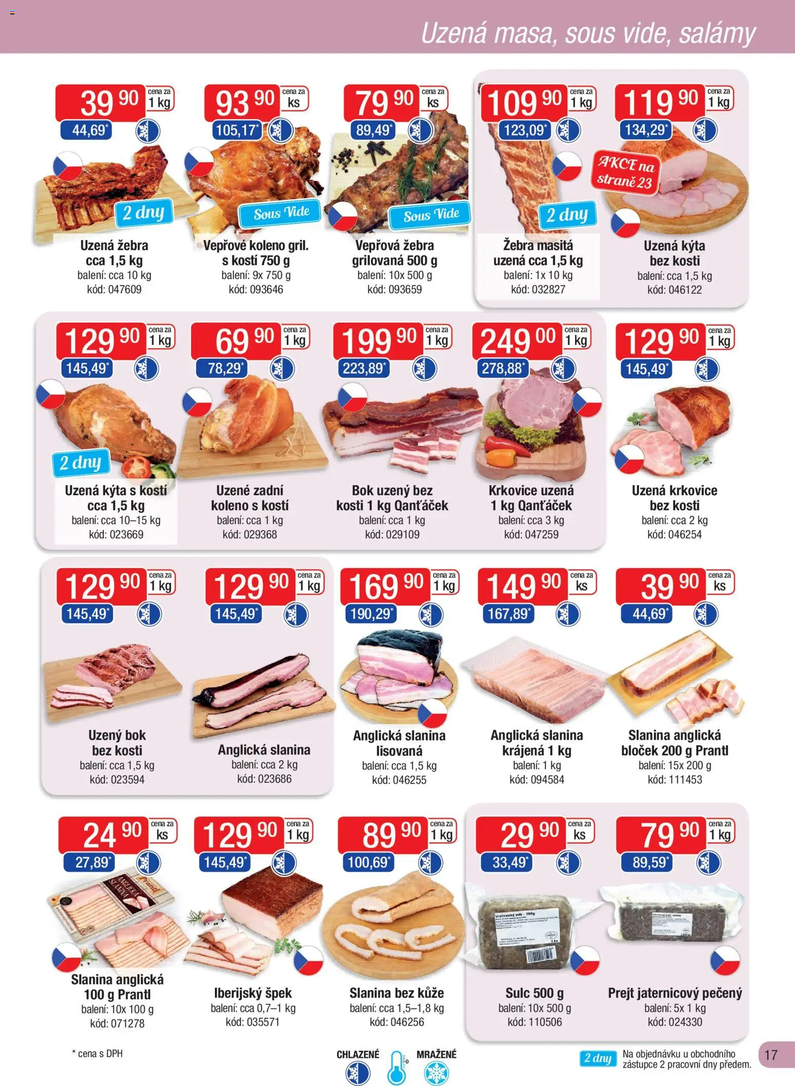 Astur & Qanto leták - Velkoobchod fresh 12/2025 od 01.12.2025 | Strana: 17 | Produkty: Uzená kýta, Kýta, Slanina, Uzená krkovice