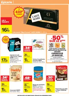  | Page: 42 | Produits: Sel, Café moulu, Beurre, Café