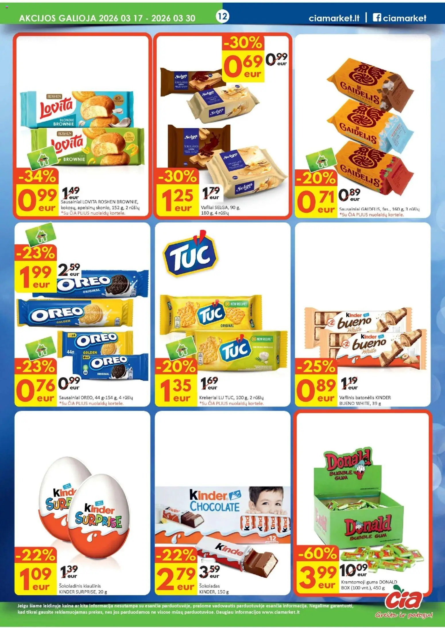ČIA MARKET akcijos nuo 17.03.2026 | Puslapis: 12