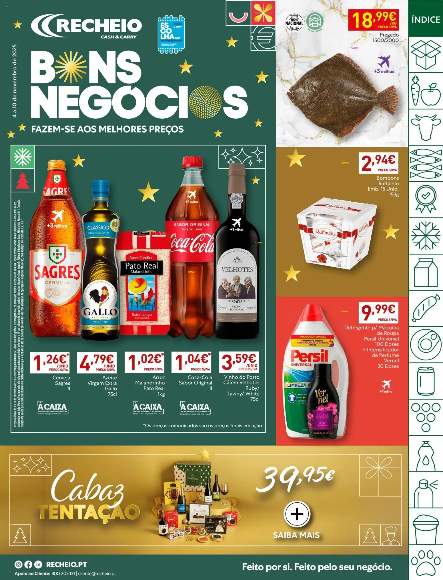 Recheio folheto │ válido de 04.11.2025 | Página: 1 | Produtos: Perfume, Vinho, Cerveja, Arroz