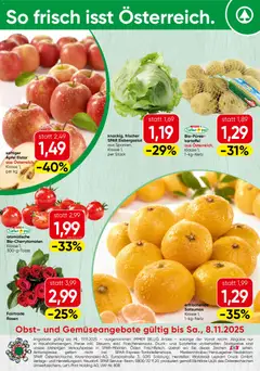 Spar Obst & Gemüse - Niederösterreich ab 03.11.2025 gültig