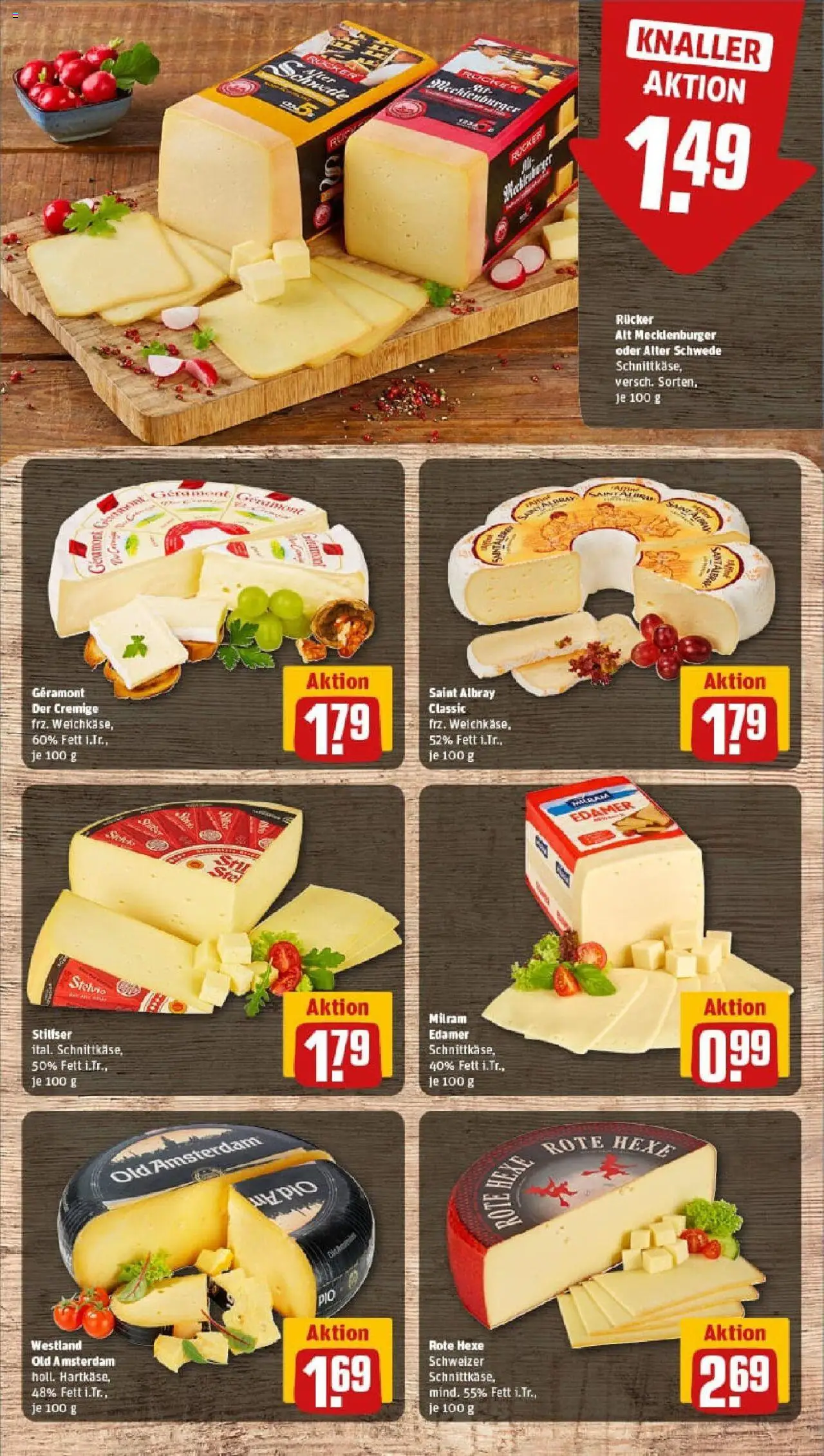Rewe prospekt Höchstadt An Der Aisch	 - gültig ab dem 06.07.2025 | Seite: 12 | Produkte: Geramont, Edamer, Milram
