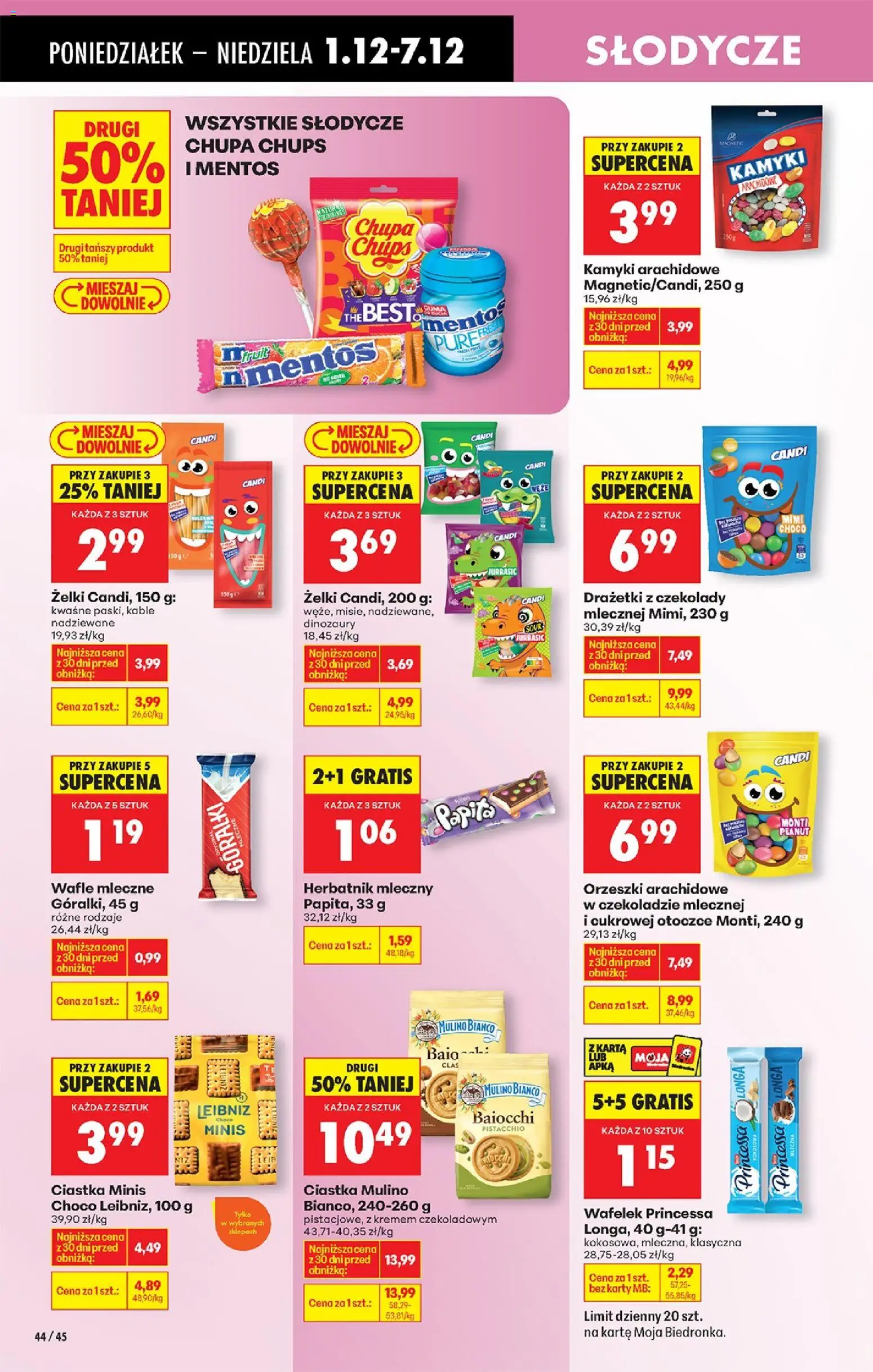 Biedronka gazetka od 01.12.2025 | Strona: 58 | Produkty: Karta, Czekolady, Wafle, Żelki