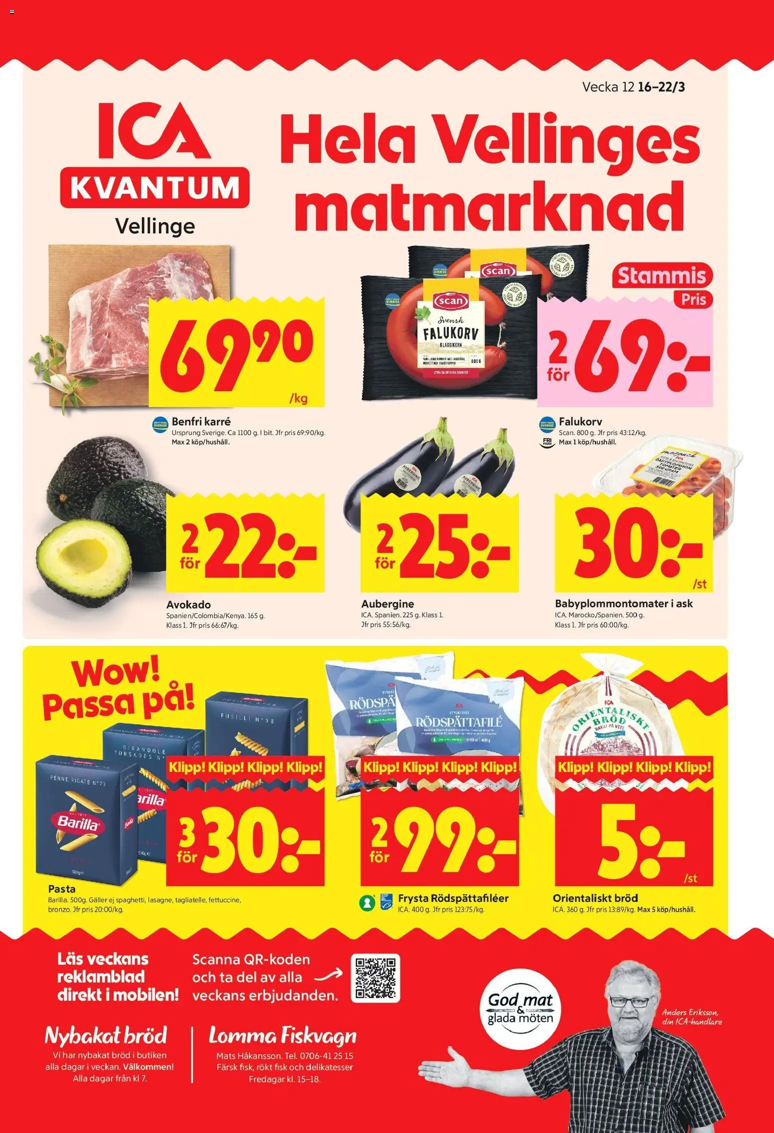 ICA Kvantum reklamblad aktuell från 16.03.2026 | Sida: 1