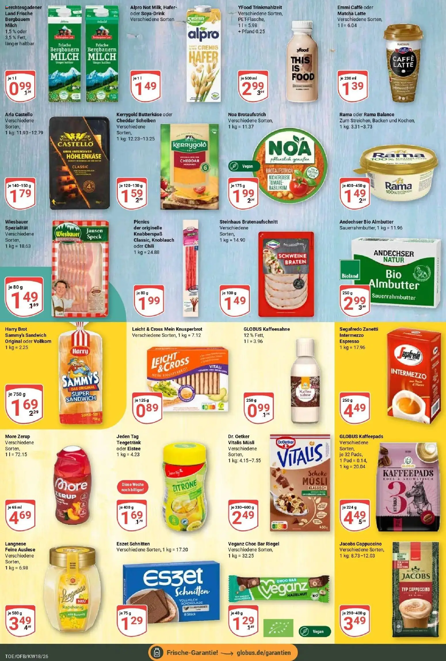 Globus Prospekt Tönisvorst	 – gültig ab 27.04.2026 | Seite: 14 | Produkte: Kaffeepads, YFood, Knoblauch, Segafredo