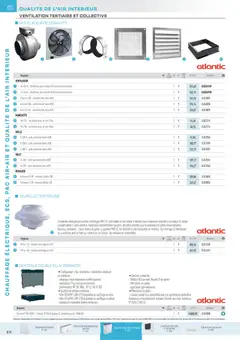 Rexel - Prévisualisation de Rexel - Brochure Chauffage Électrique, ECS, PAC AIR-AIR Et Qualite De L´Air Interieur valide à partir de 18.11.2025 | Page: 86 | Produits: Filtre, Ventilateur