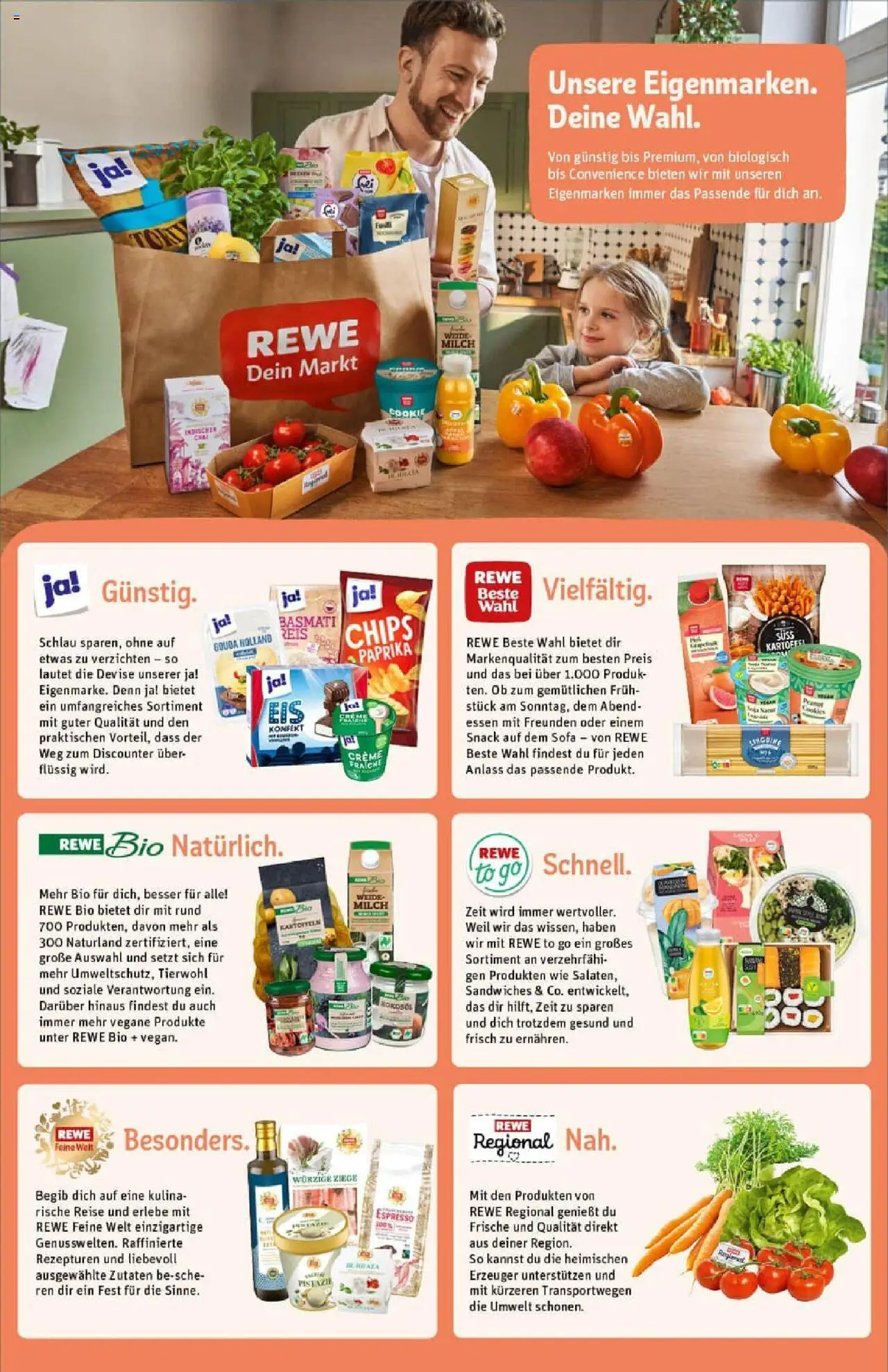 Rewe prospekt Rheinbach	 - gültig ab dem 06.07.2025 | Seite: 8 | Produkte: Milch, Sofa, Gouda, Chips