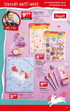 Biedronka gazetka - Okazje tygodnia od 28.07.2025 | Strona: 13 | Produkty: Tablet, Notebook