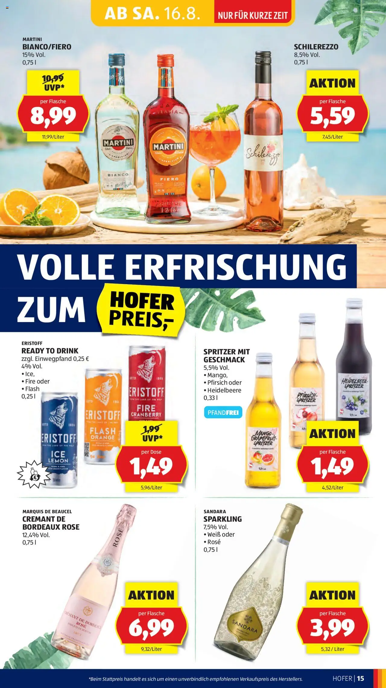Hofer AT akciós ujság - amely érvényes a következő dátumtól: 14.08.2025 | Oldal: 17 | Termékek: Grapefruit, Mangó