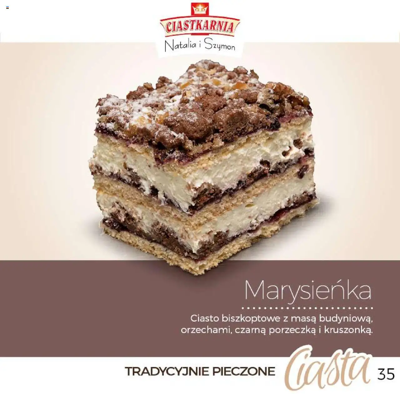 Topaz Gazetka - Ciast od 04.06.2025 | Strona: 35 | Produkty: Ciasto, Porzeczka