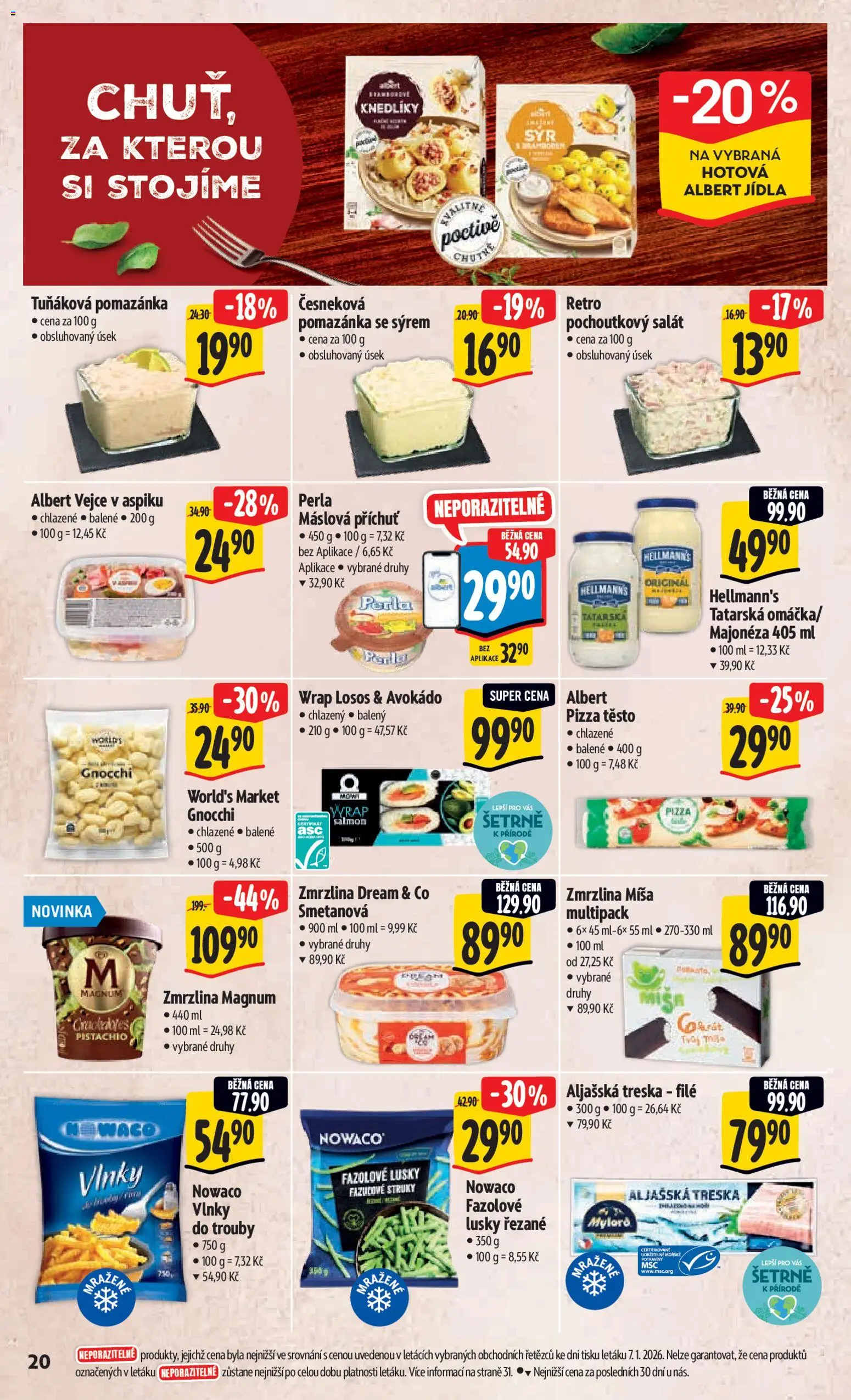 Albert leták - Hypermarket od 14.01.2026 | Strana: 27 | Produkty: Majonéza, Perla, File, Těsto