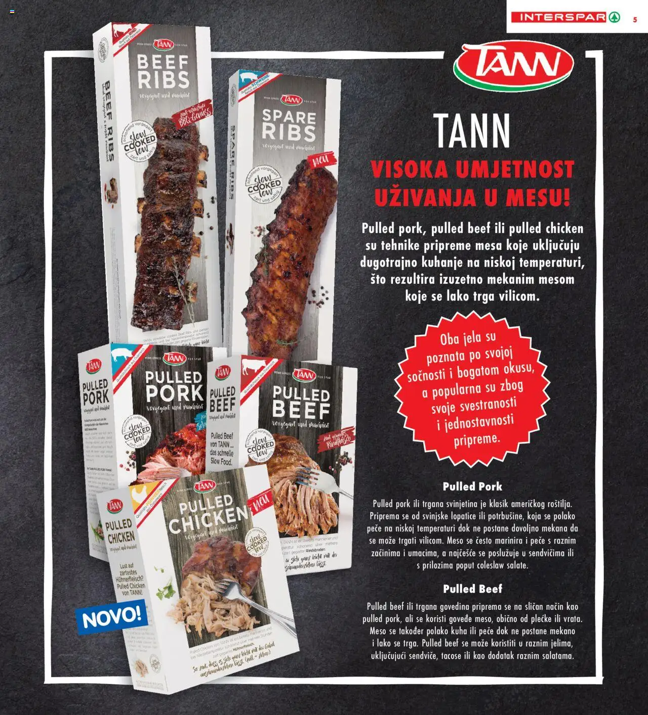 Interspar katalog | vrijedi od 10.09.2025 | Stranica: 5 | Proizvodi: Meso, Svinjetina, Govedina