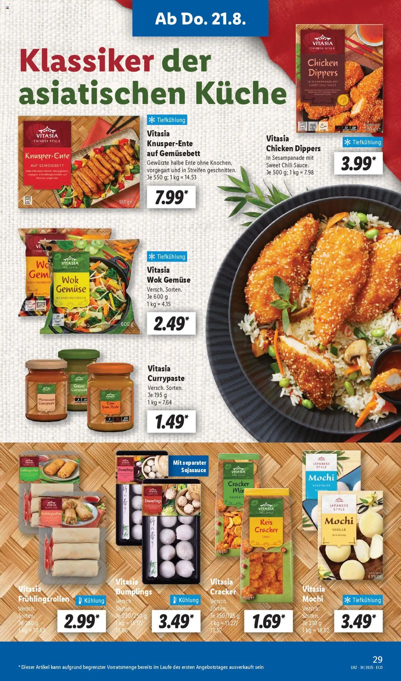Lidl Prospekt 	 - gültig ab dem 18.08.2025 | Seite: 47 | Produkte: Gemüse, Chili, Wok, Ente