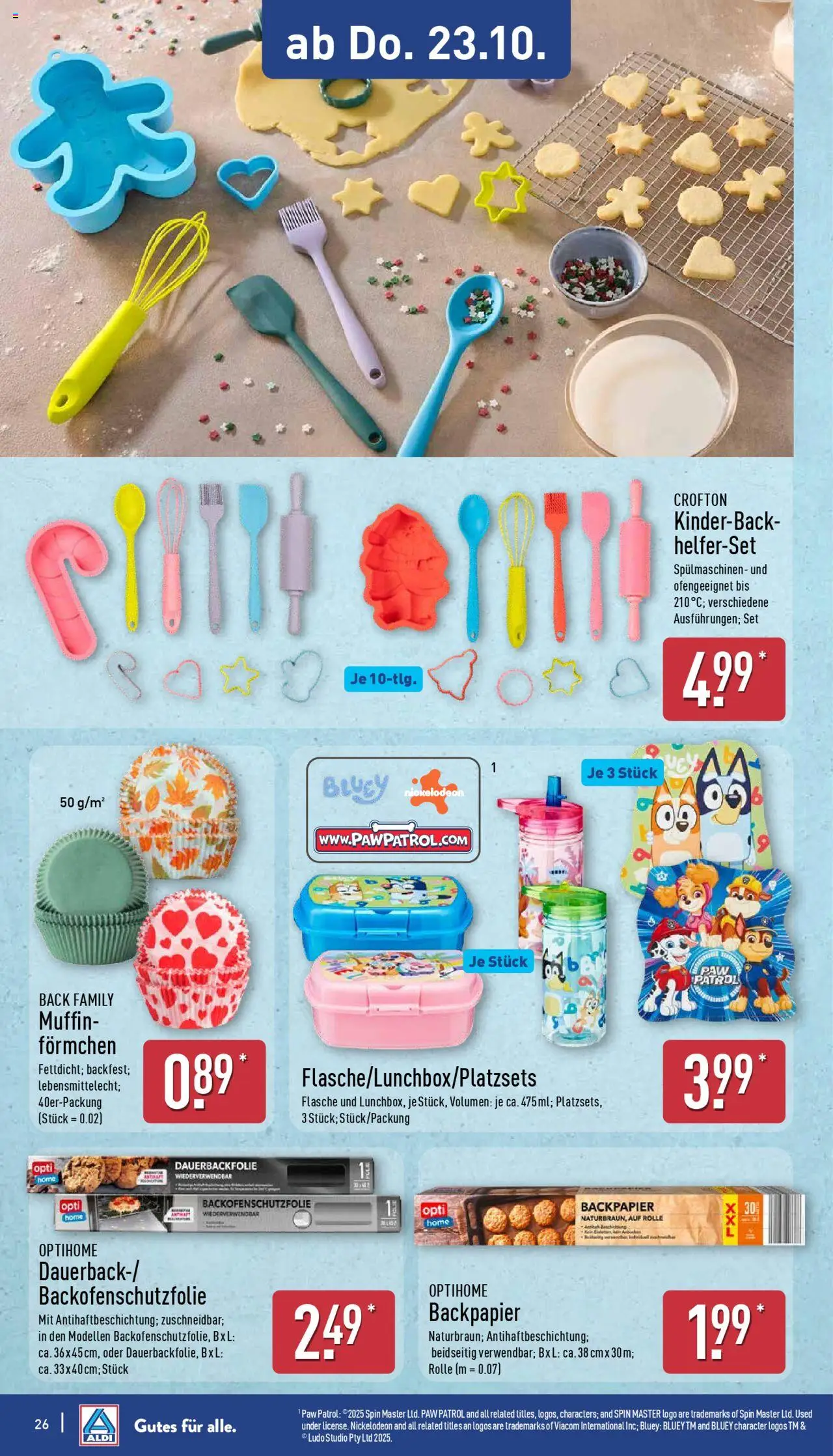 Aldi Prospekt 	 – gültig ab 20.10.2025 | Seite: 26