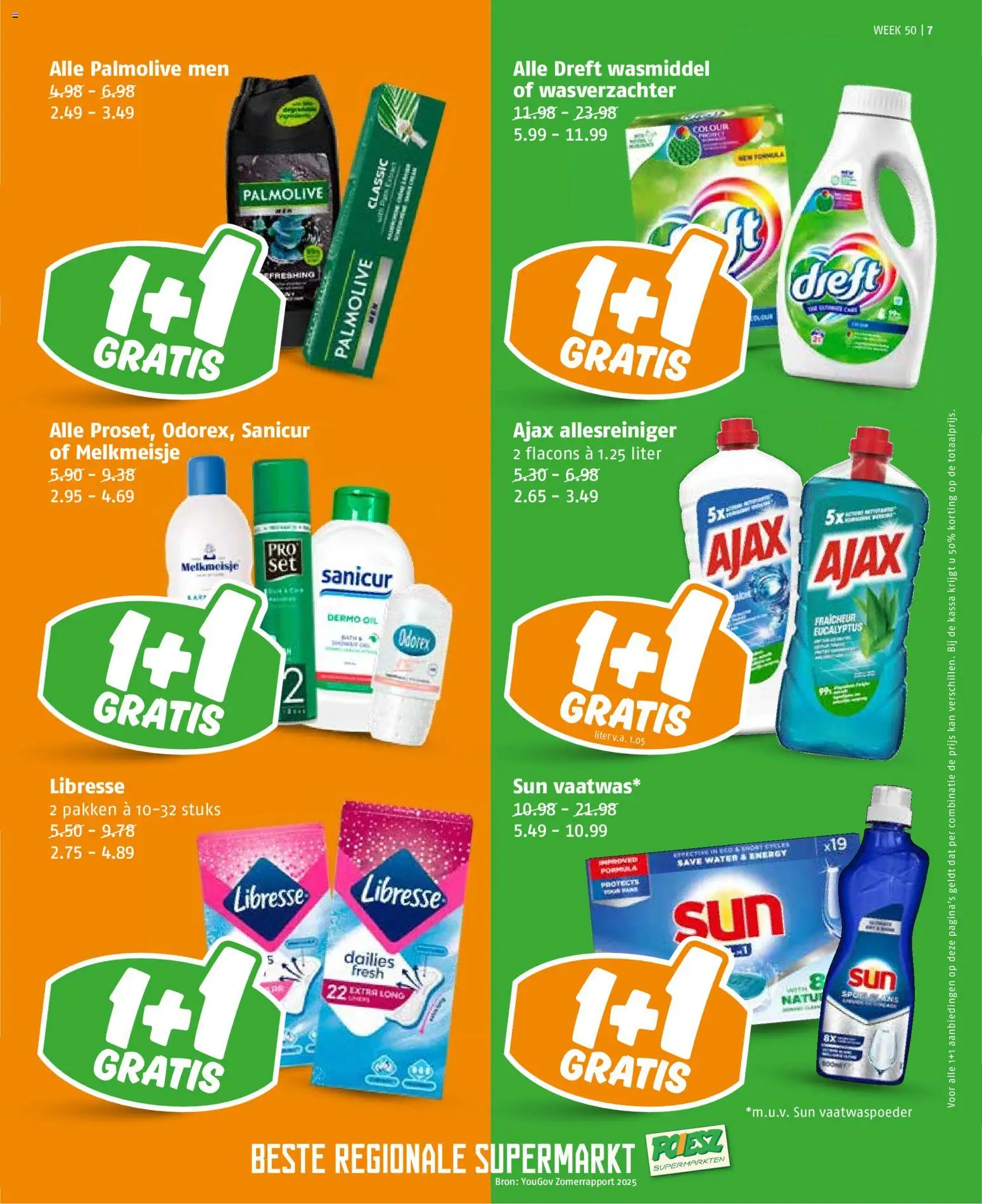 {H1} | Pagina: 7 | Producten: Wasverzachter, Kan, Allesreiniger, Festék