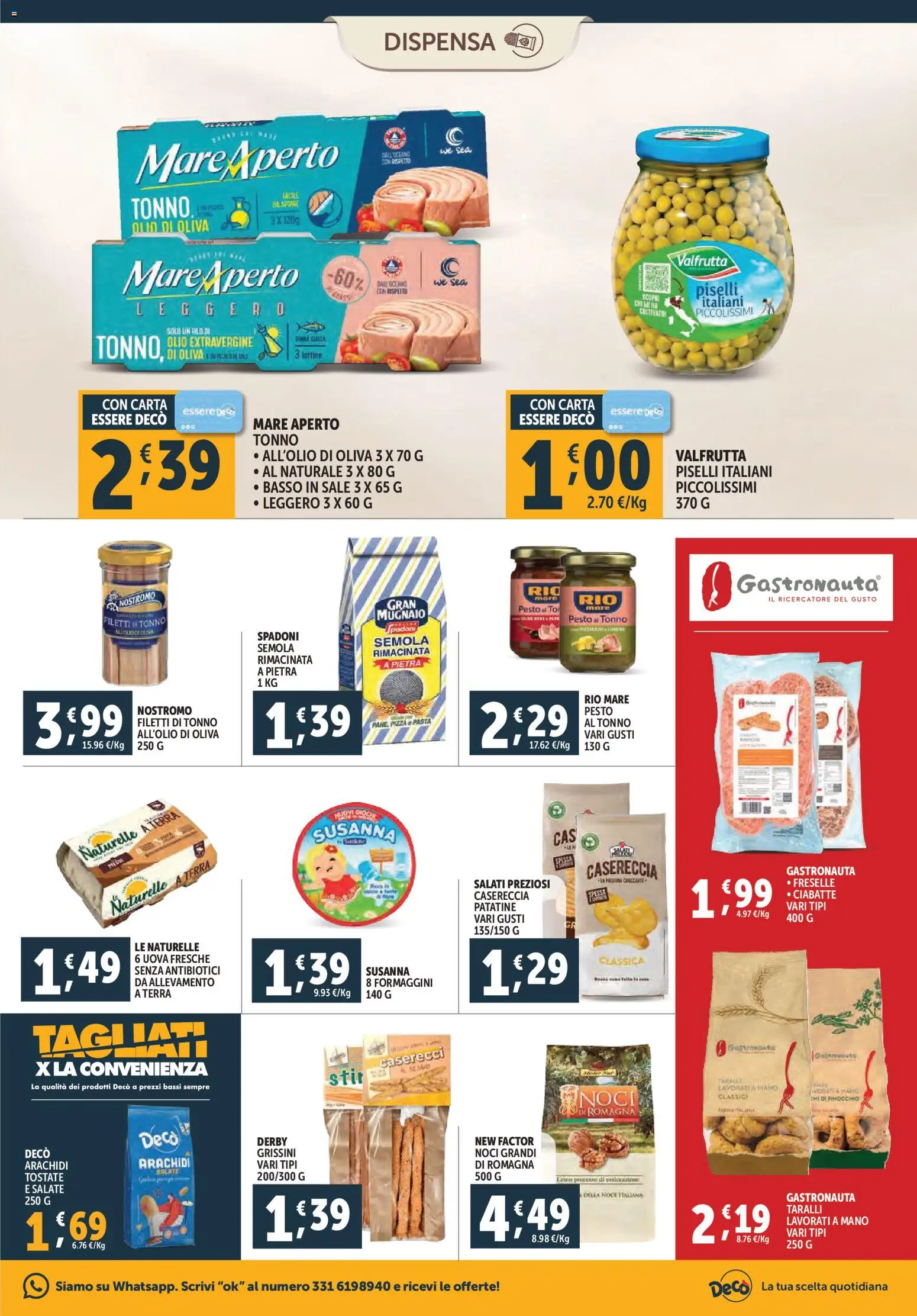 Volantino Decò del 28.10.2025 | Pagina: 13 | Prodotti: Sale, Olio, Pesto, Taralli
