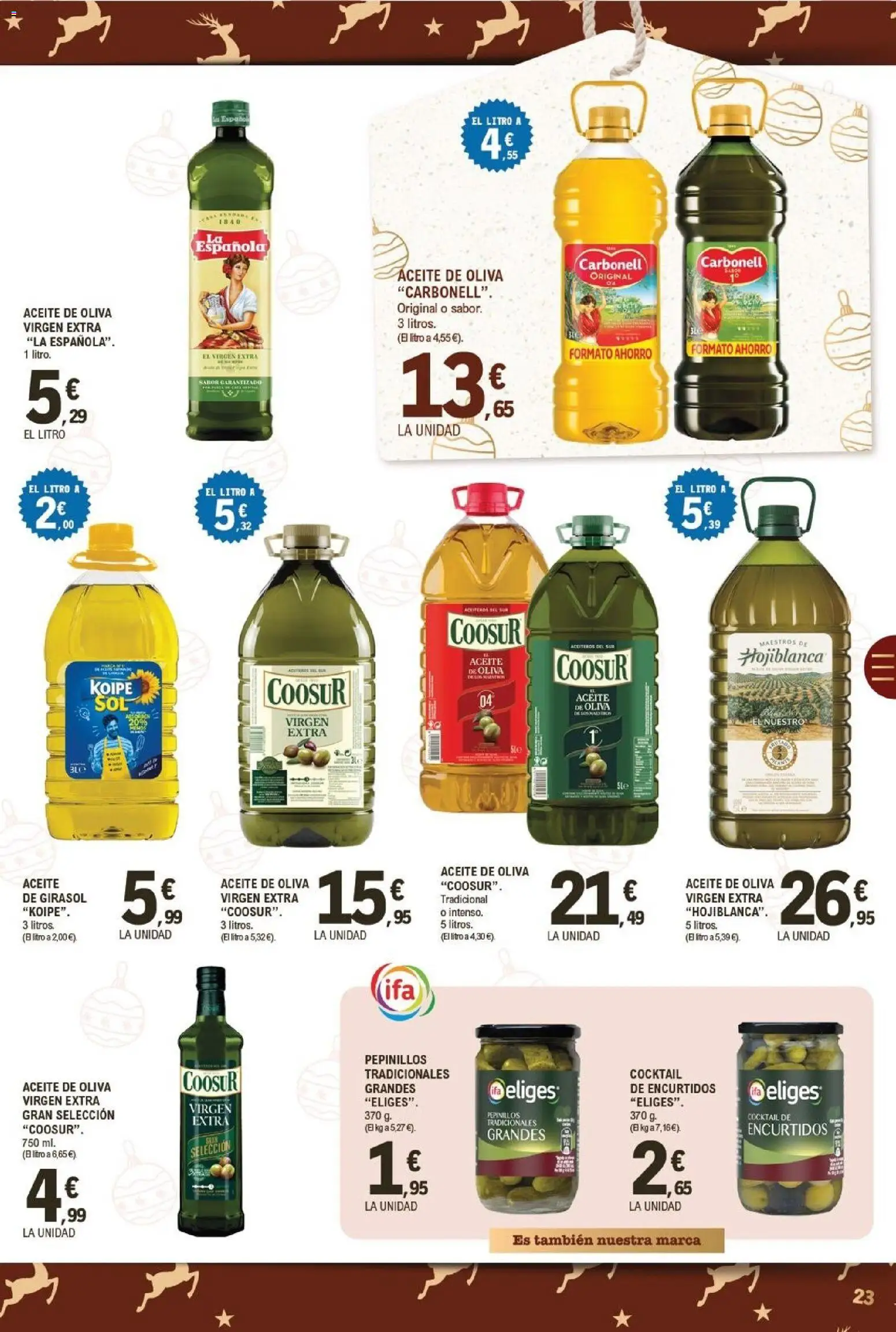 E.Leclerc folleto │ válido desde el 15.12.2025 | Página: 23 | Productos: Aceite, Aceite de oliva