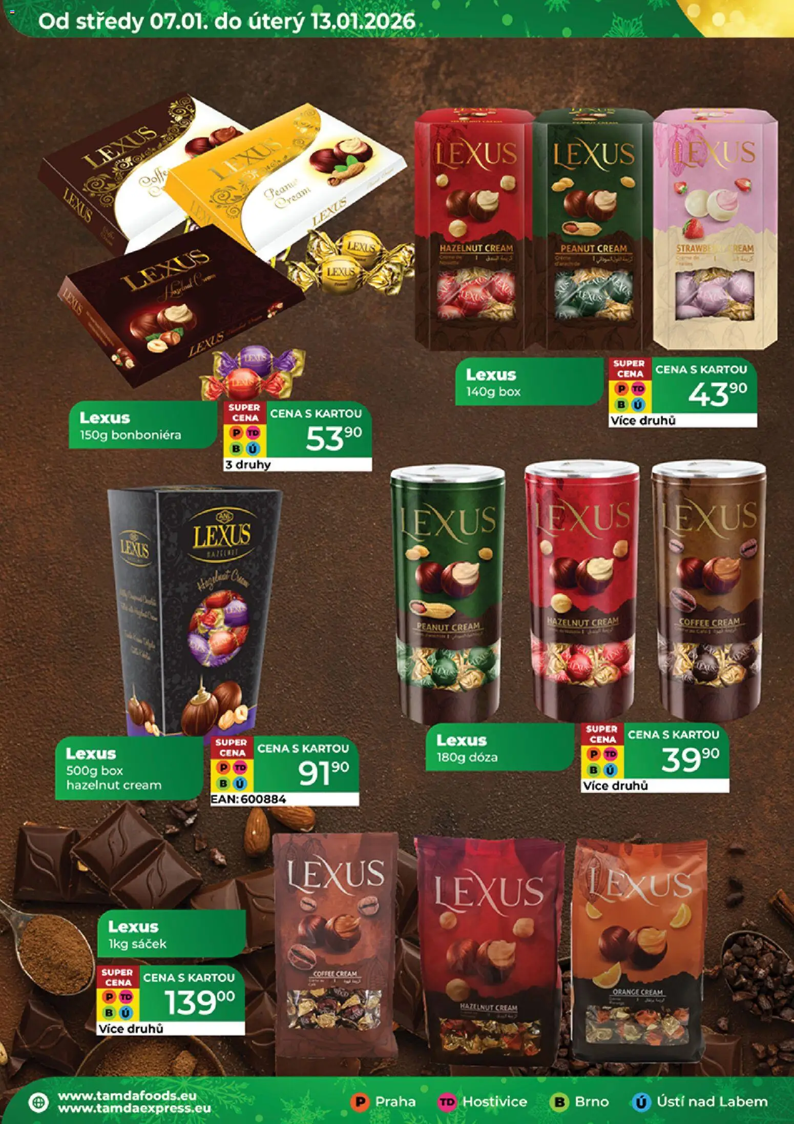 Tamda Foods leták od 07.01.2026 | Strana: 38 | Produkty: Box, Dóza, Bonboniéra, Sáček