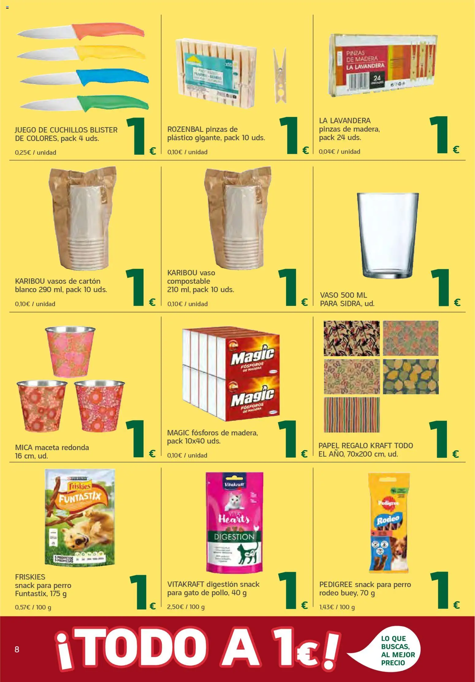 HiperDino folleto │ válido desde el 23.04.2026 | Página: 8 | Productos: Vasos, Maceta