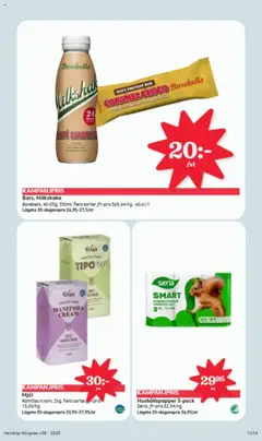 Hemköp reklamblad aktuell från 15.09.2025 | Sida: 13 | Produkter: Hushållspapper