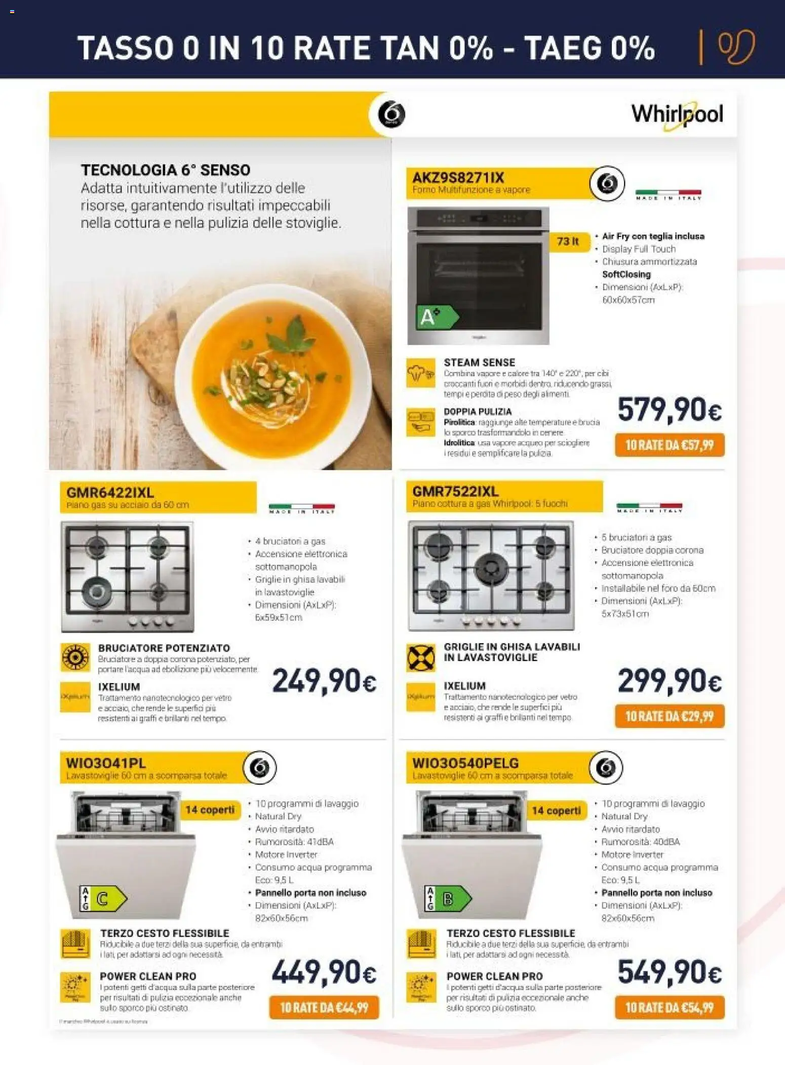 Volantino Unieuro del 16.01.2026 | Pagina: 5 | Prodotti: Teglia, Acqua, Lavastoviglie, Forno