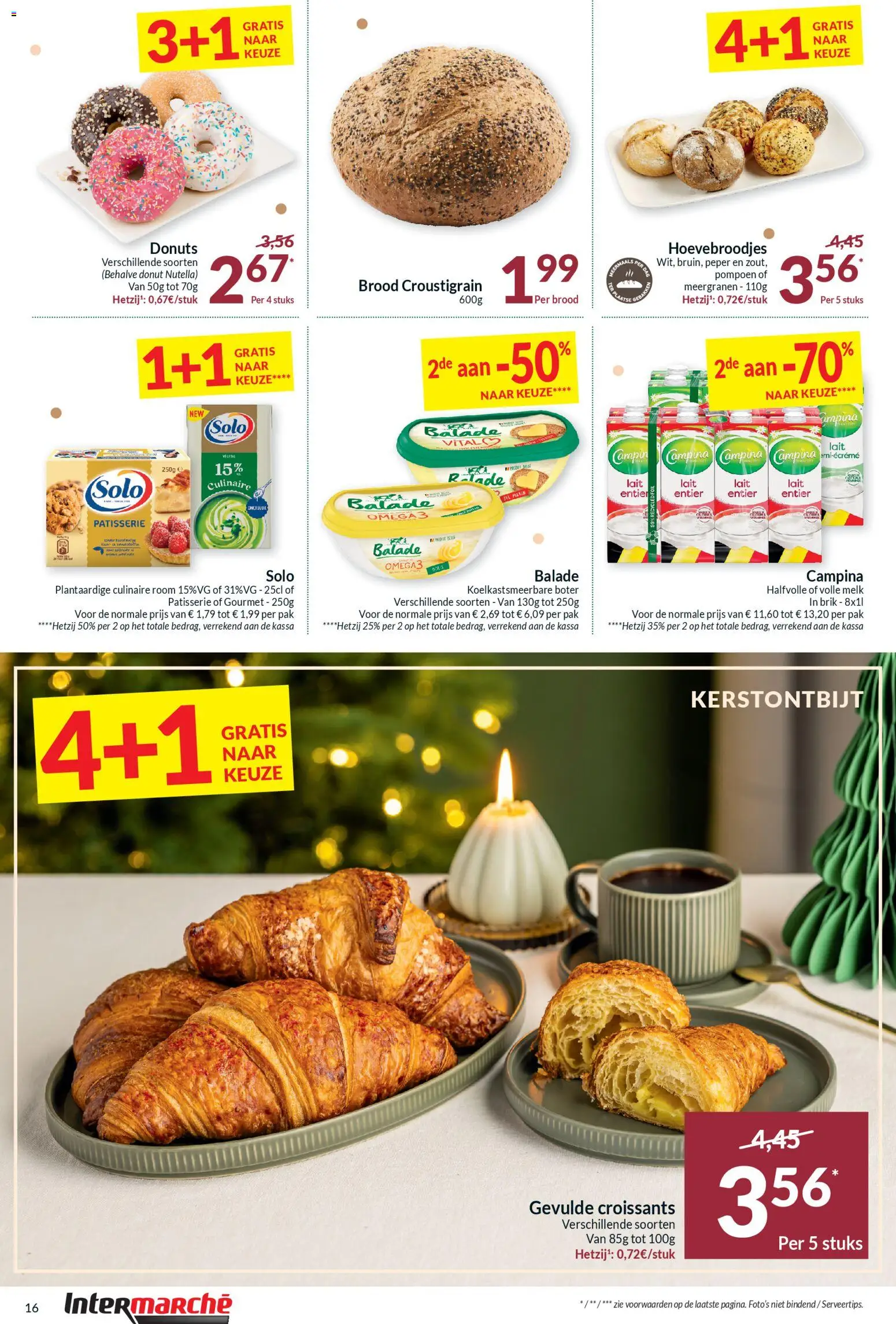 {H1} | Pagina: 16 | Producten: Donuts, Room, Volle melk, Melk