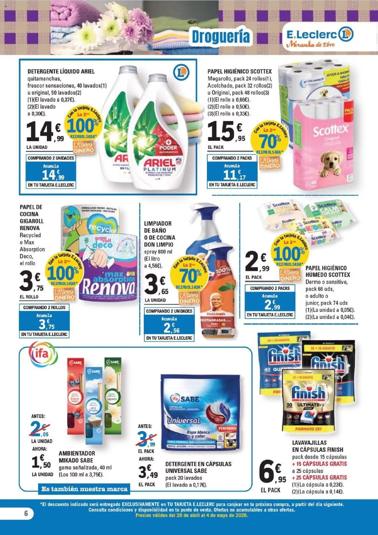 E.Leclerc Miranda de Ebro │ válido desde el 28.04.2026 | Página: 6