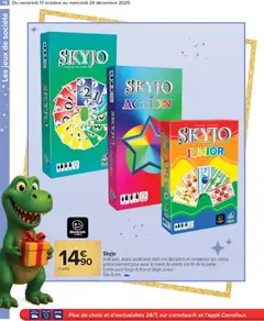 Carrefour Market - Prévisualisation de Carrefour Market La saison des jouets est ouverte valide à partir de 17.10.2025 | Page: 18 | Produits: Skyjo, Jeux, Jeux de société, Livre