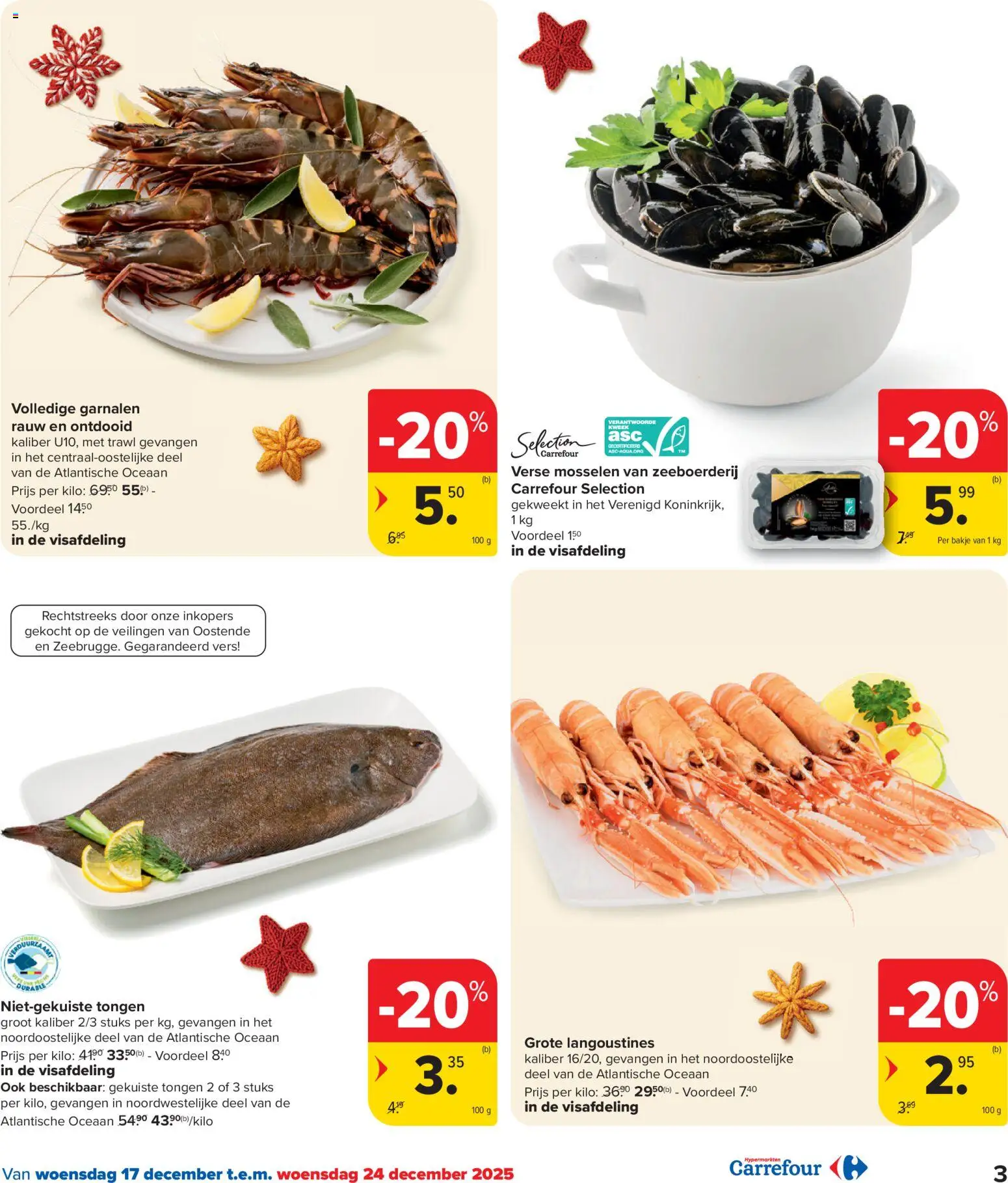 {H1} | Pagina: 3 | Producten: Mosselen, Kekszek