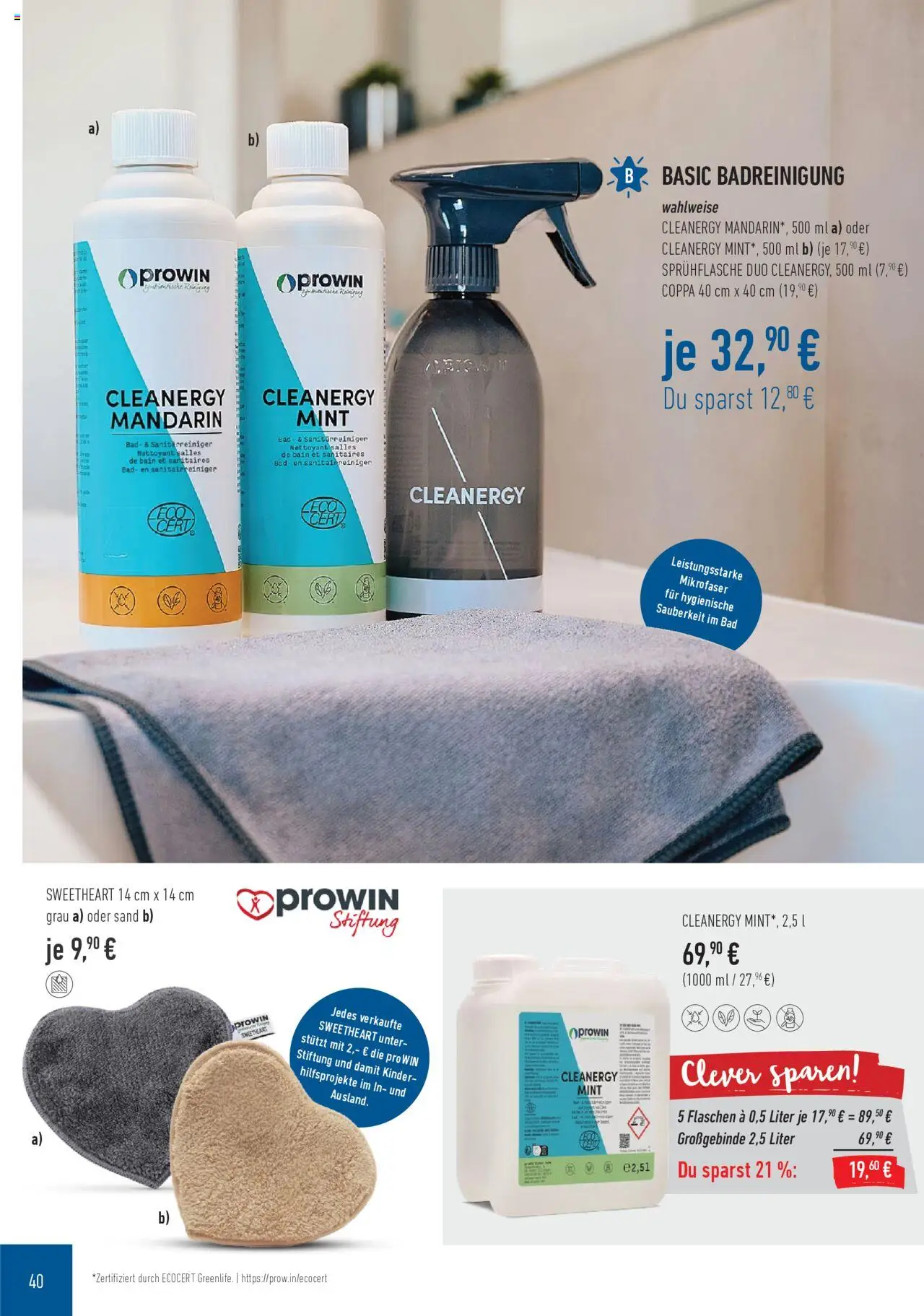 Katalog ProWin Juli/Dezember 2025 - gültig ab dem 01.07.2025 | Seite: 40 | Produkte: Bad