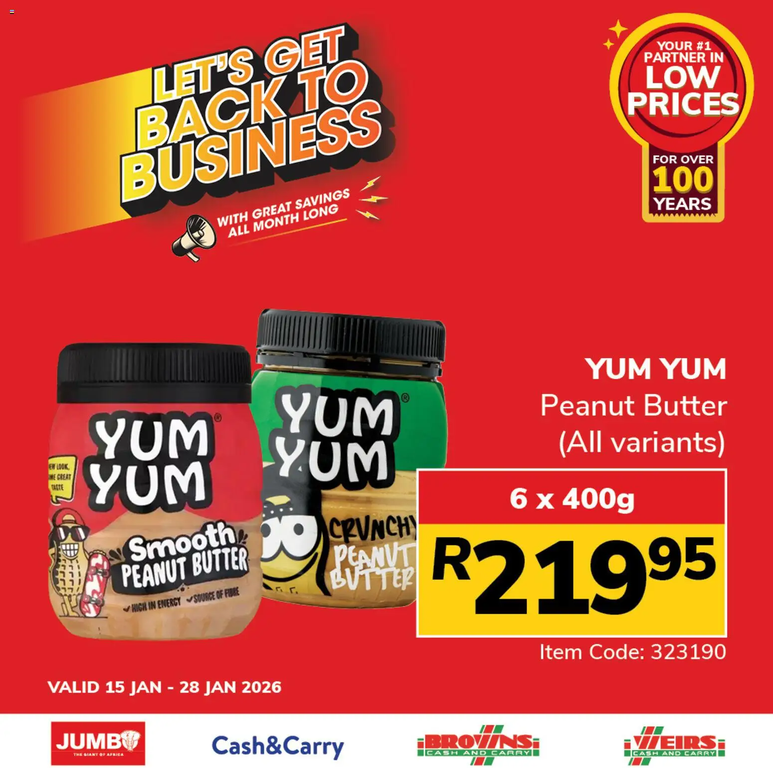 New Jumbo catalogue – valid from 15.01.2026 | Page: 4 | Products: Butter, Peanut butter