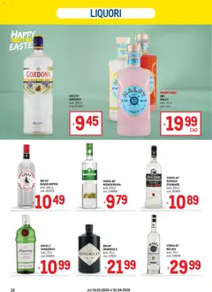 Anteprima del volantino Metro volantino valido a partire dal 19.03.2026 | Pagina: 26 | Prodotti: Gin, Vodka