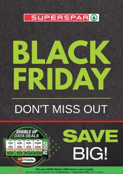 Superspar specials catalogue – valid from 25.11.2025