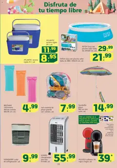 HiperDino folleto │ válido desde el 22.07.2025 | Página: 39 | Productos: Sombrilla, Nevera, Cafetera, Colchoneta
