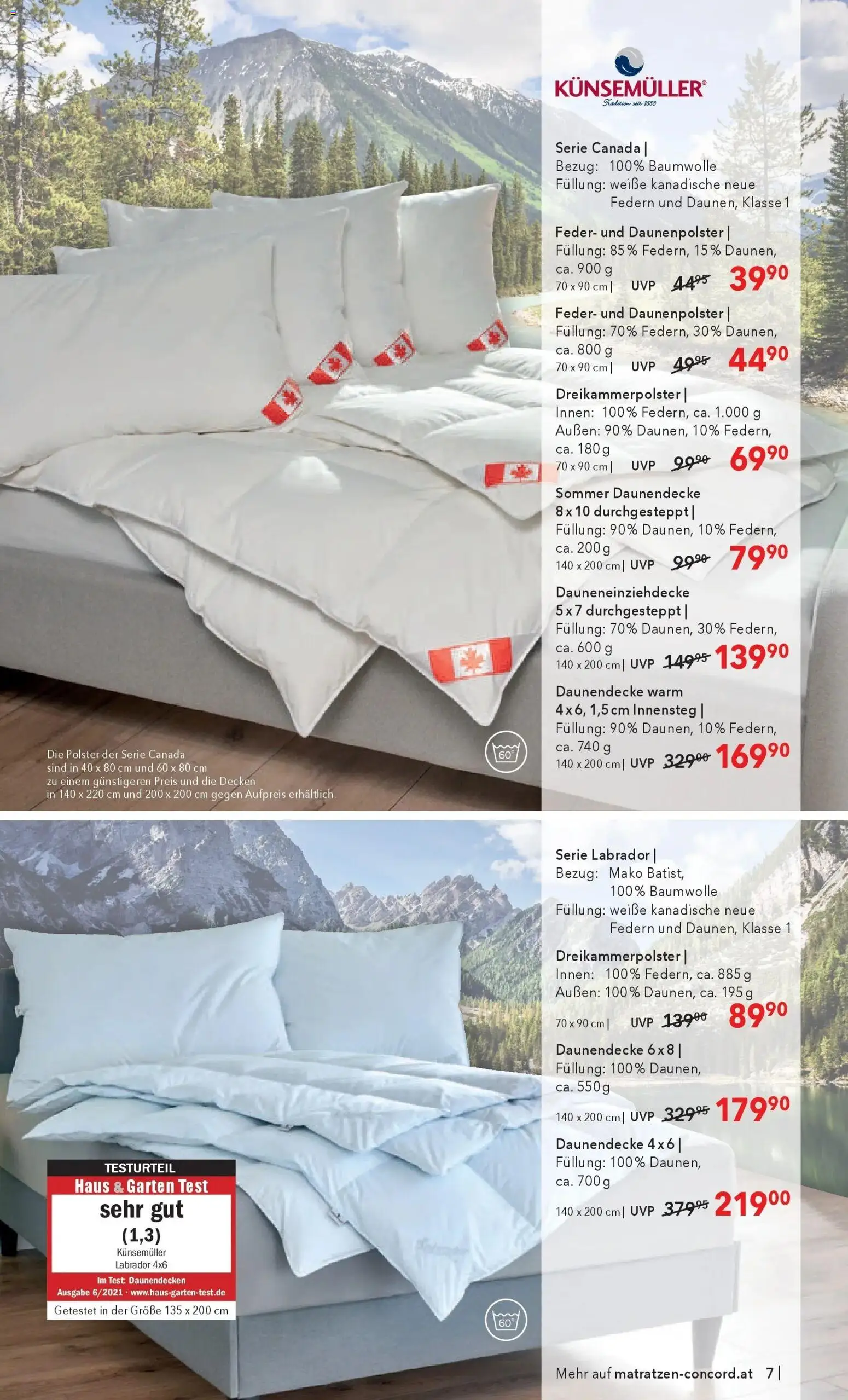 Matratzen Concord Aus Liebe zu gutem Schlaf - Innsbruck gültig ab 25.03.2026 | Seite: 7