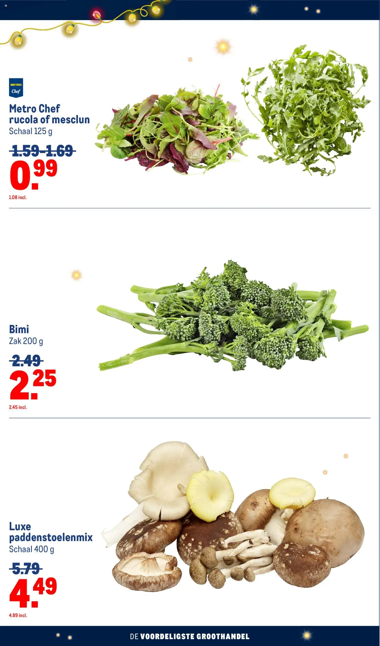 {H1} | Pagina: 28 | Producten: Rucola, Schaal, Zak