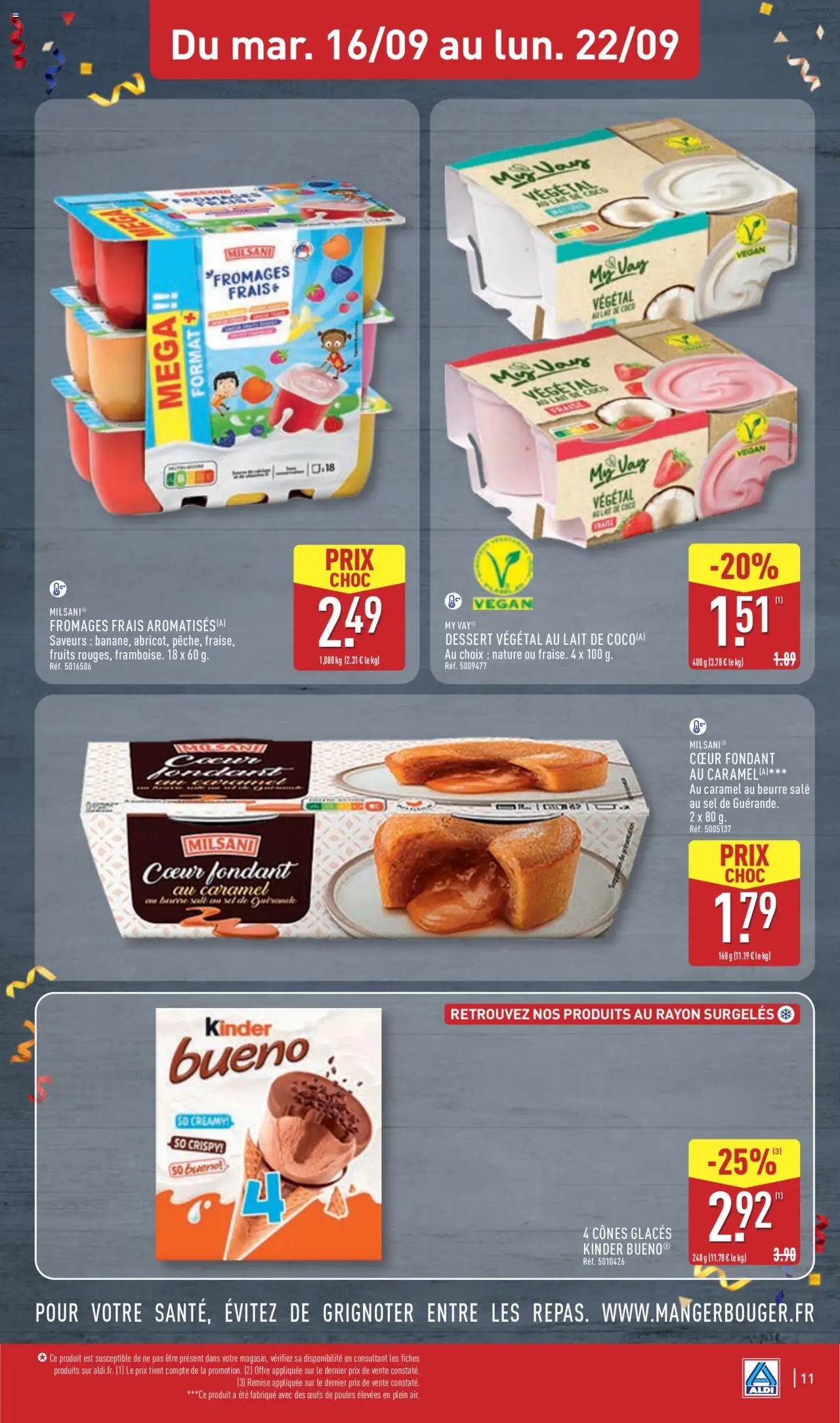  | Page: 14 | Produits: Sel, Cônes, Beurre, Œufs