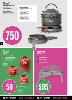 Forhåndsvisning av Sport Outlet kundeavis gyldig fra 10.03.2026 | Side: 30 | Produkter: Будівельна плівка, Vekt, Grill, Суміш дитяча