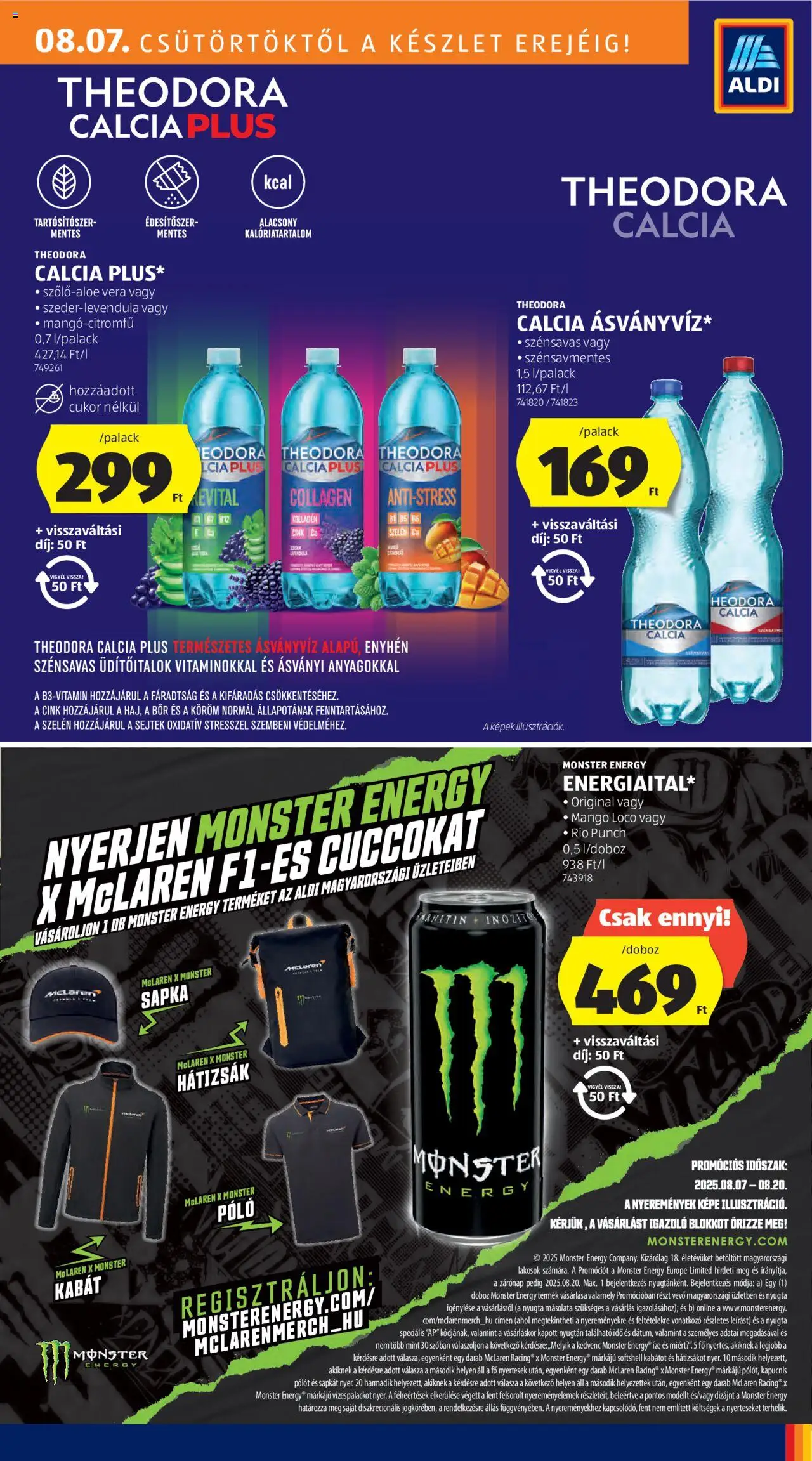 Aldi akciós ujság - amely érvényes a következő dátumtól: 07.08.2025 | Oldal: 17 | Termékek: Hátizsák, Ásványvíz, Kabát, Cukor