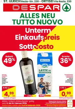 Anteprima del volantino Despar Ortisei catalogo valido a partire dal 05.02.2026