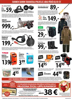 Tuuri-mainoslehti voimassa 17.12.2025 alkaen | Sivu: 9 | Tuotteet: Haalari, Pesuneste, Kaapeli