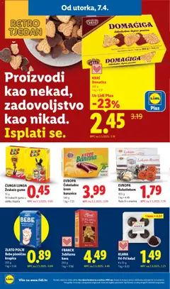 ČUNGA LUNGA Žvakaće gume, 35 g, 10 žvakaćih guma u obliku štapića - Pregled kataloga iz trgovine Lidl, vrijedi od 07.04.2026 | Stranica: 6