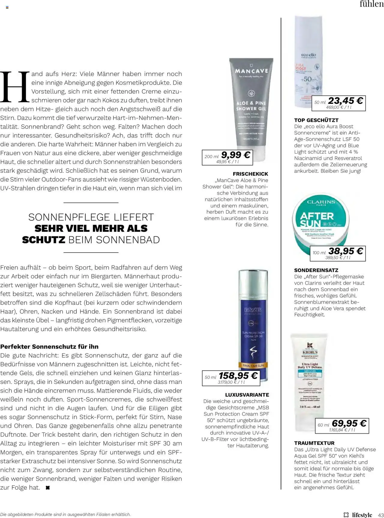 Müller  Lifestyle - gültig ab dem 11.07.2025 | Seite: 43 | Produkte: Top, Duft, Creme, Sonnencreme