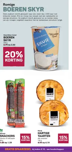 Ekoplaza - Folder week 44 - Voorbeeld van een folder van Ekoplaza, geldig van 29.10.2025 | Pagina: 16 | Producten: Zuivel, Yoghurt, Chorizo, Taarten