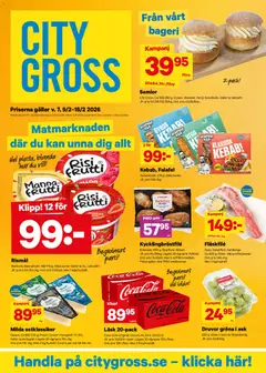 City Gross - erbjudanden - Förhandsvisning av reklamblad från butik City Gross aktuell från 09.02.2026