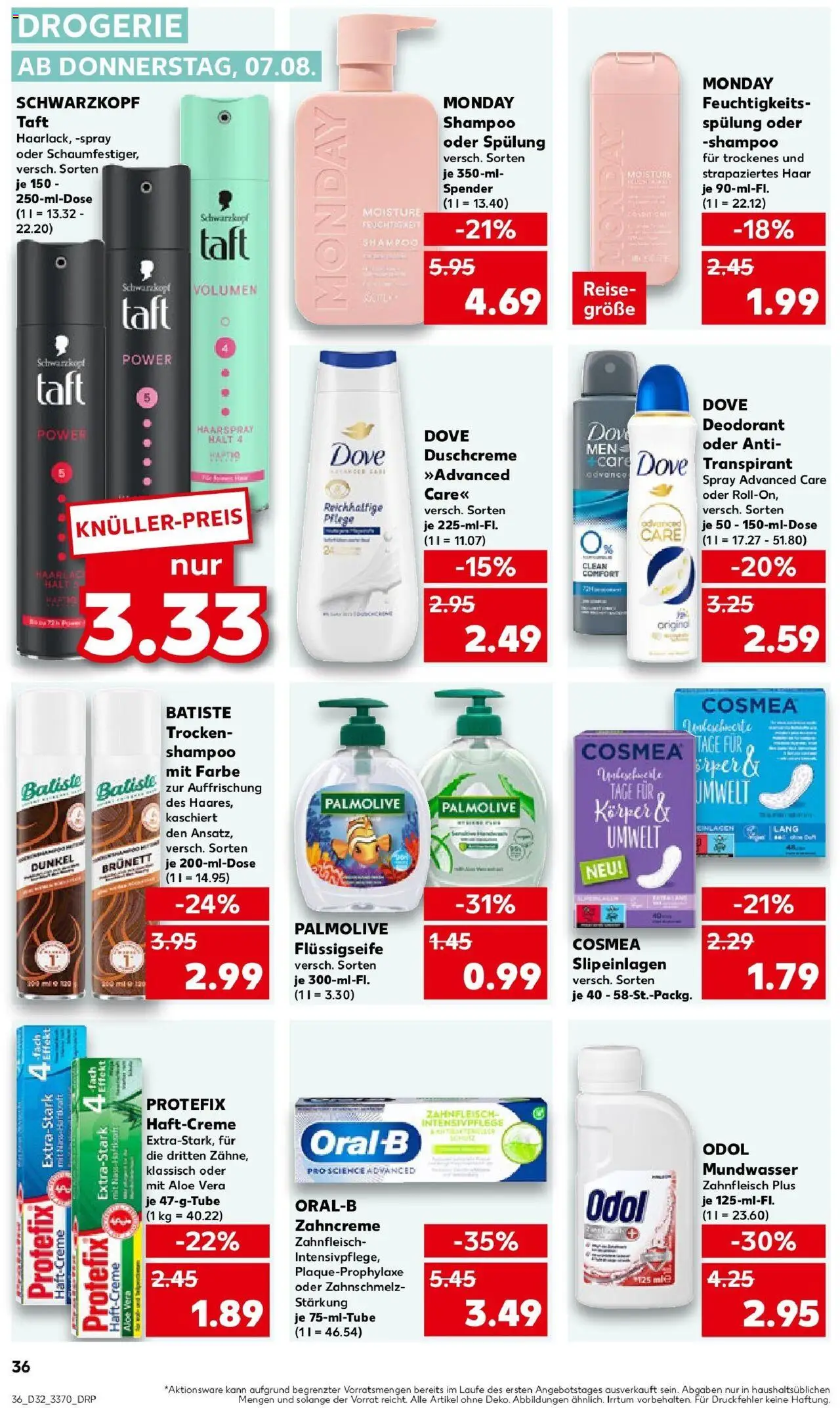 Kaufland prospekt Prenzlau	 - gültig ab dem 10.08.2025 | Seite: 49 | Produkte: Shampoo, Spülung, Haarspray, Duschcreme