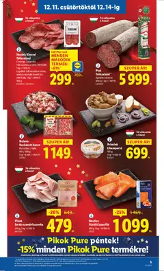 Lidl Akciós újság - amely érvényes a következő dátumtól: 11.12.2025 | Oldal: 5