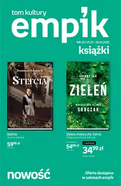 Pogląd oferty "Empik promocje - Tom kultury Książki" - ważna od 15.10.2025