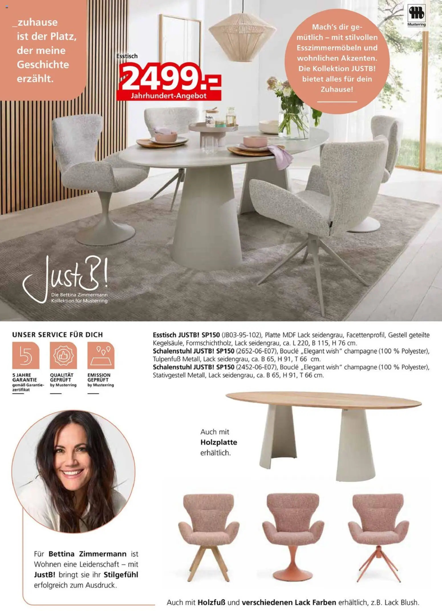 Segmüller Musterring  – gültig ab 03.11.2025 | Seite: 8 | Produkte: Esstisch